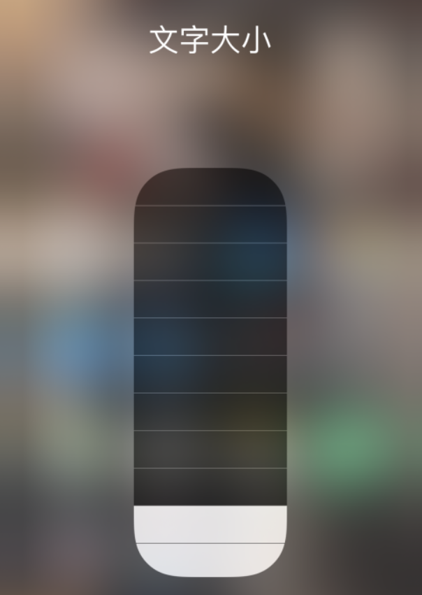 泾县苹果手机维修分享小技巧：在 iPhone 控制中心快速调节字体大小 