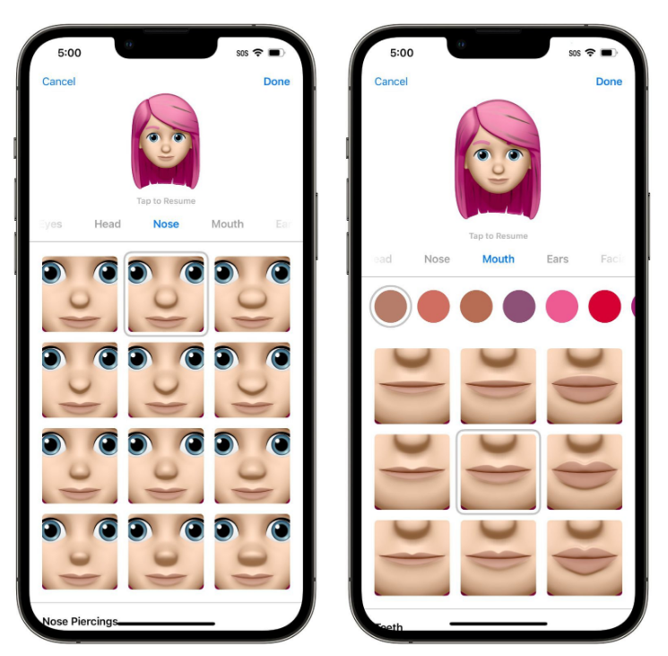 泾县苹果手机维修分享​iOS 16中的拟我表情有了哪些变化和升级 